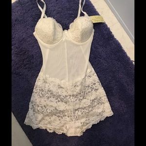Lady Princess  cream sexy one piece B cup  Med